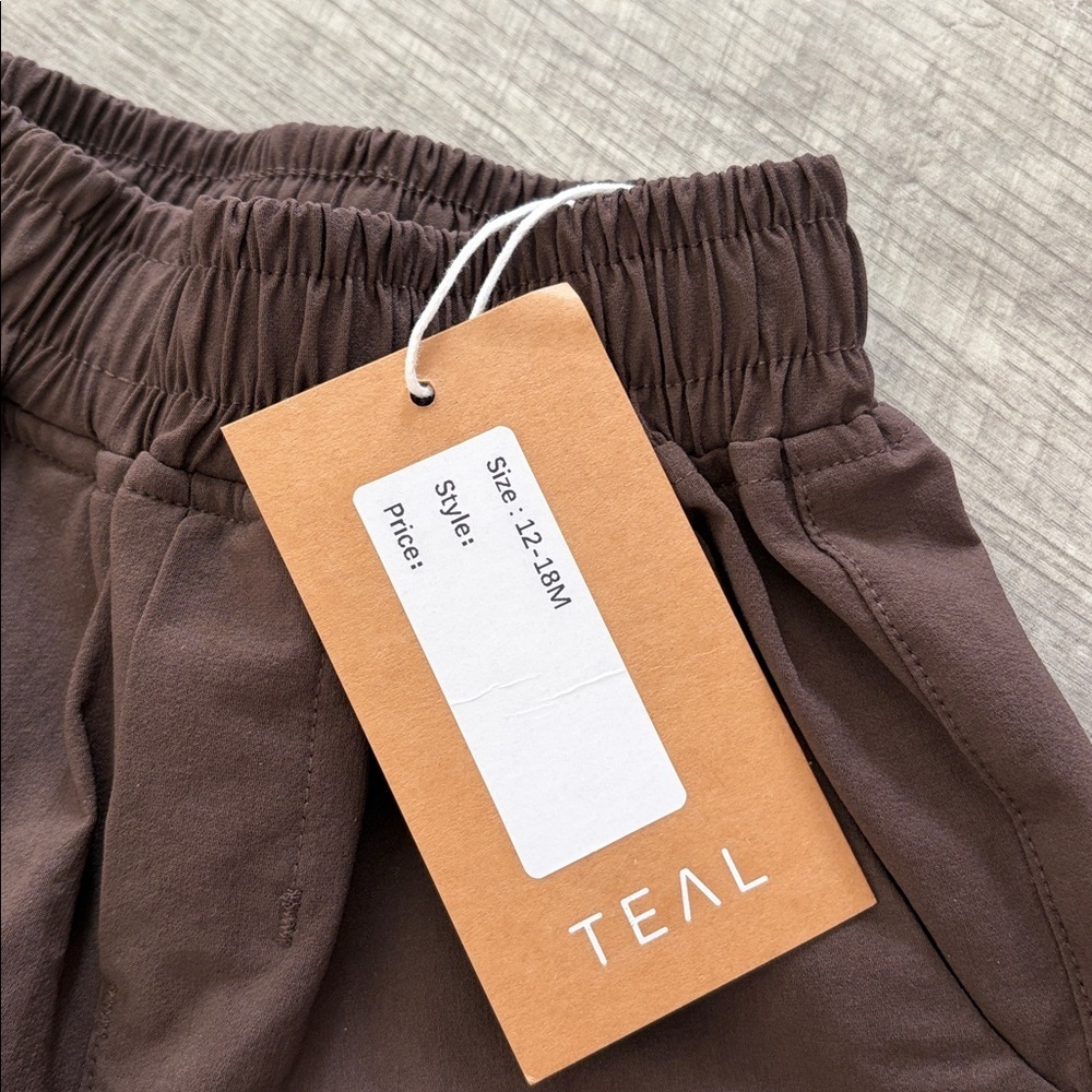 Active by Teal boys Brown Shorts 12-18m - Picture 5 of 5